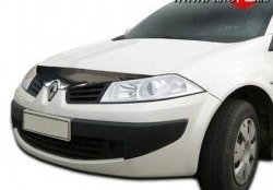 2 069 р. Дефлектор капота NovLine Renault Megane хэтчбэк 5 дв.  дорестайлинг (2002-2006). Увеличить фотографию 1
