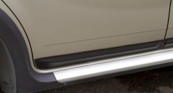 3 099 р. Молдинги дверей RA (узкие, комплект)  Renault Sandero  (BS) (2009-2014) (Поверхность шагрень). Увеличить фотографию 4