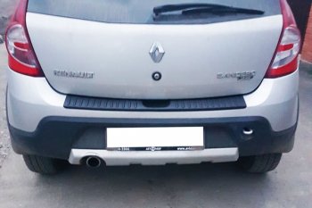 Защитная накладка заднего бампера Тюн-Авто Renault (Рено) Sandero Stepway (Сандеро-Степвэй)  (BS) (2010-2014) (BS)