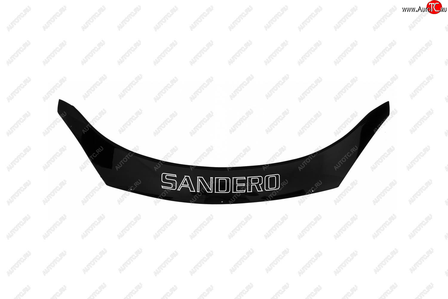 1 р. Дефлектор капота REIN (ЕВРО крепеж)  Renault Sandero  (BS) - Sandero Stepway  (BS)