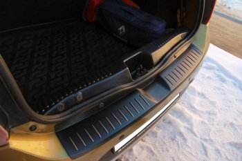499 р. Накладка в проём багажника Тюн-Авто Renault Sandero (B8) дорестайлинг (2014-2018). Увеличить фотографию 2