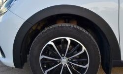 3 699 р. Комплект накладок на арки KART RS NEW Renault Sandero (B8) дорестайлинг (2014-2018) (Неокрашенные). Увеличить фотографию 1