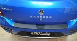 899 р. Накладка защитная на верх заднего бампера Kart RS Renault Sandero Stepway (B8) дорестайлинг (2014-2018). Увеличить фотографию 3