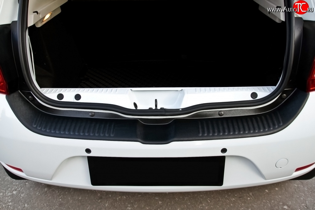 1 899 р. Накладка защитная на задний бампер RA Renault Sandero (B8) дорестайлинг (2014-2018)