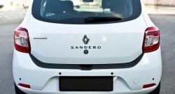 1 899 р. Накладка защитная на задний бампер RA Renault Sandero (B8) дорестайлинг (2014-2018). Увеличить фотографию 5