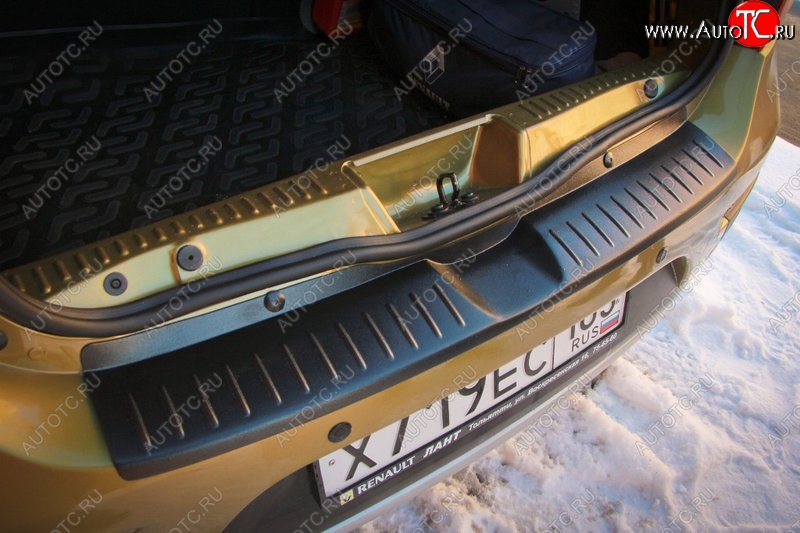 1 089 р. Накладка защитная на задний бампер Yuago Renault Sandero (B8) дорестайлинг (2014-2018)