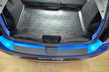 1 399 р. Накладка на порожек в багажник KART Renault Sandero (B8) дорестайлинг (2014-2018) (Без покрытия). Увеличить фотографию 1