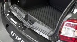 1 559 р. Пластиковый порожек в багажник автомобиля RA  Renault Sandero  (B8) (2014-2018). Увеличить фотографию 2