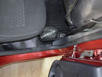 2 299 р. Накладки на ковролин KART  Renault Sandero  (B8) (2014-2018) (Без покрытия). Увеличить фотографию 3
