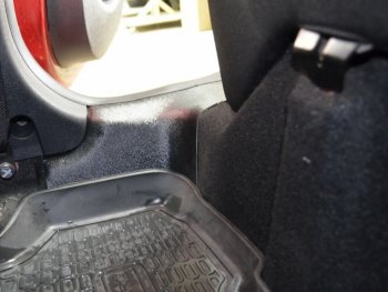 1 849 р. Комплект накладок на ковролин порогов Kart RS  Renault Sandero  (B8) (2014-2018). Увеличить фотографию 4