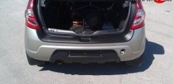 1 299 р. Верхняя защитная накладка Kart на задний бампер для багажного отсека Renault Sandero (BS) (2009-2014). Увеличить фотографию 2