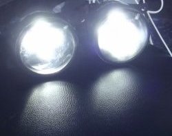 Разработка и создание уникальных дневных ходовых огней LED Hyundai Santa Fe DM дорестайлинг (2012-2016) АвтоТК. (4 LED/модуль, Цвет свечения: холодный белый, Выключение ДХО при габаритах, Взамен ПТФ)Цена: 2 199 р.. Увеличить фотографию 5