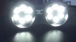 Разработка и создание уникальных дневных ходовых огней LED Hyundai Santa Fe DM дорестайлинг (2012-2016) АвтоТК. (4 LED/модуль, Цвет свечения: холодный белый, Выключение ДХО при габаритах, Взамен ПТФ)Цена: 2 199 р.. Увеличить фотографию 10