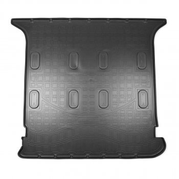 2 199 р. Коврик багажника Norplast Unidec (5 мест)  Seat Alhambra  7M (1996-2010) (черный). Увеличить фотографию 1