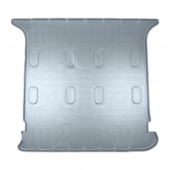 2 759 р. Коврик багажника Norplast Unidec (5 мест)  Seat Alhambra  7M (1996-2010) (серый). Увеличить фотографию 1
