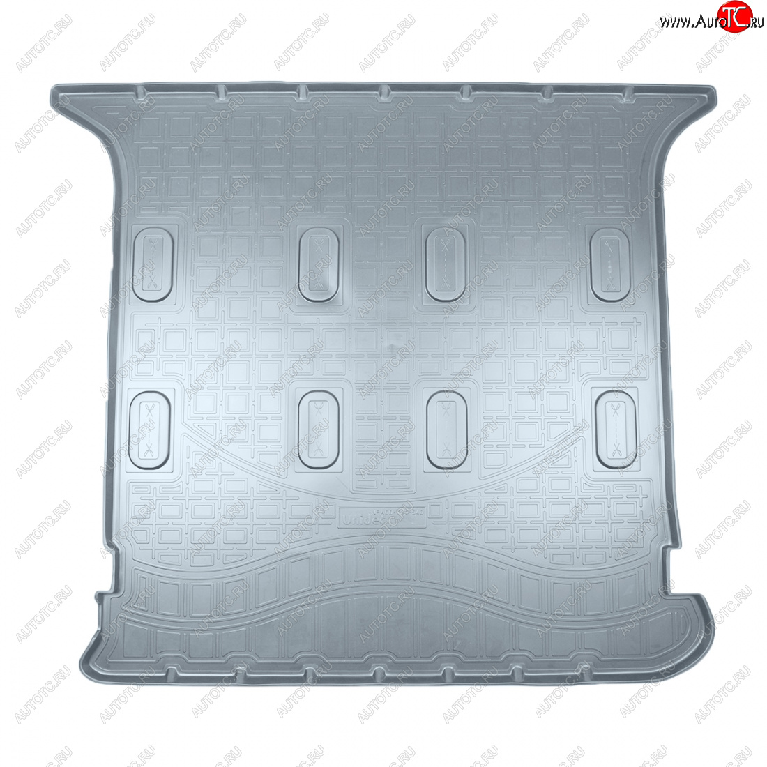 2 759 р. Коврик багажника Norplast Unidec (5 мест)  Seat Alhambra  7M (1996-2010) (серый)