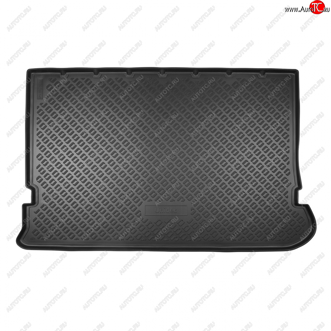 1 699 р. Коврик багажника Norplast Unidec (7 мест, разложенный 3 ряд)  Seat Alhambra  7M (1996-2010) (черный)