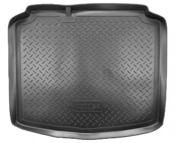 1 499 р. Коврик в багажник Norplast Seat Leon 1P хэтчбэк 5 дв. дорестайлинг (2005-2009) (Черный). Увеличить фотографию 1