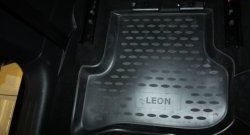 1 899 р. Коврики в салон Element 4 шт. (полиуретан)  Seat Leon  1P хэтчбэк 5 дв. (2005-2009). Увеличить фотографию 3