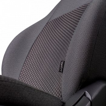 3 899 р. Чехлы сидений Lord Autofashion Дублин (жаккард, 60/40, раздельное заднее сиденье и спинка, 2Г-образ. подголовника)  Ford Focus  2 (2004-2011) (Серый, стежок серый). Увеличить фотографию 2