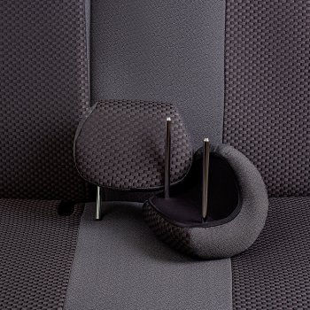 6 649 р. Чехлы сидений Lord Autofashion Дублин (жаккард, 60/40, раздельная спинка, 2Г-образ. подголовника)  Hyundai Solaris  1 седан (2010-2017) (Серый, стежок серый). Увеличить фотографию 2