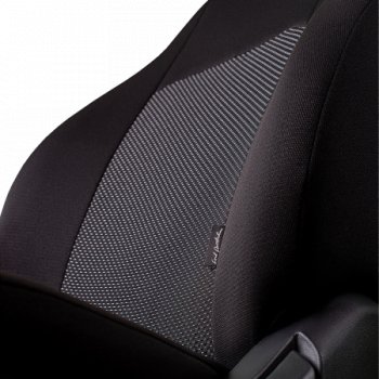 6 249 р. Чехлы сидений Lord Autofashion Дублин (жаккард, 60/40, раздельная спинка и сиденье, подлокотник, 3Г-образ. подголовника) Mazda 6 GH рестайлинг универсал (2010-2012) (Чёрный, Ёж белый). Увеличить фотографию 2