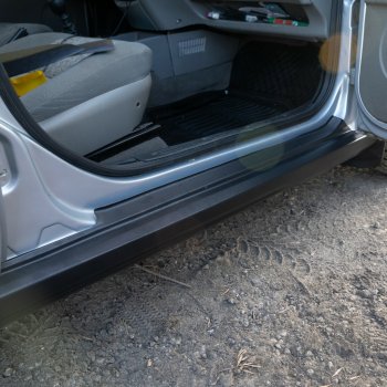 949 р. Пороги накладки Autodemic (без подъема) Лада Гранта FL 2190 седан рестайлинг (2018-2024) (Текстурная поврехность). Увеличить фотографию 10