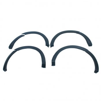 1 899 р. Накладки на арки Cross Лада Калина 2192 хэтчбек (2013-2018) (Поверхность текстурная). Увеличить фотографию 1