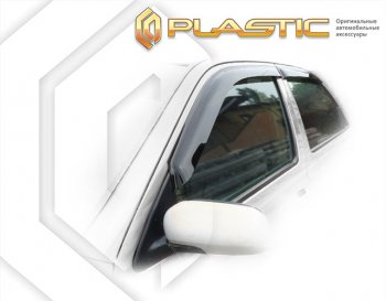 2 079 р. Дефлектора окон CA-Plastic Toyota Vista Ardeo V50 рестайлинг универсал (2000-2003) (Classic полупрозрачный). Увеличить фотографию 1