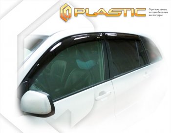 1 989 р. Дефлектора окон CA-Plastic  Toyota RAV4  CA20 (2000-2005) (Classic полупрозрачный, Без хром. молдинга). Увеличить фотографию 1