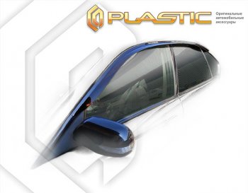 1 989 р. Дефлектора окон CA-Plastic Subaru Legacy BL/B13 дорестайлинг седан (2003-2006) (Classic полупрозрачный). Увеличить фотографию 1