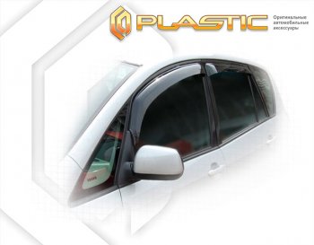 Дефлектора окон CA-Plastic Toyota Corolla Spacio E120 рестайлинг (2003-2007)  (Classic полупрозрачный)