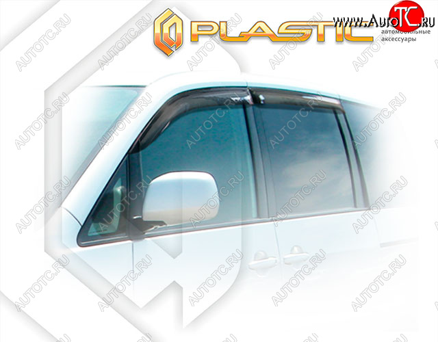 2 179 р. Ветровики дверей CA-Plastic  Toyota Voxy  минивэн (2001-2007) (Classic полупрозрачный, без хром. молдинга)