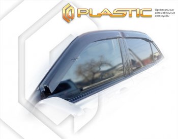 2 079 р. Ветровики дверей CA-Plastic  Lexus IS ( 200 XE10 седан,  300 (XE10) седан) (1998-2005) (Classic полупрозрачный, Без хром. молдинга). Увеличить фотографию 1
