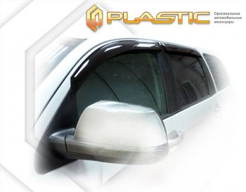2 169 р. Дефлектора окон CA-Plastic Toyota Sequoia XK30, XK40 дорестайлинг (2000-2004) (Classic полупрозрачный, Без хром. молдинга). Увеличить фотографию 1