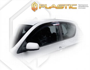 Ветровики дверей CA-Plastic KIA Picanto 2 TA хэтчбэк 3 дв. дорестайлинг (2011-2015)
