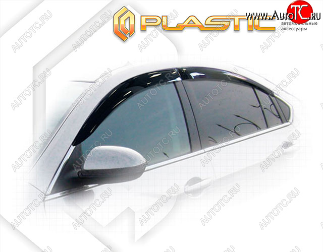 2 169 р. Ветровики дверей CA-Plastic  Mazda Atenza (2007-2012) (Classic полупрозрачный, без хром. молдинга)