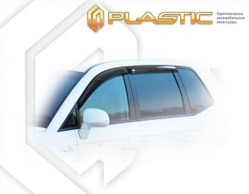 1 899 р. Ветровики дверей CA-Plastic  SSANGYONG Stavic  MPV5 (2013-2018) (Classic полупрозрачный, Без хром. молдинга). Увеличить фотографию 1