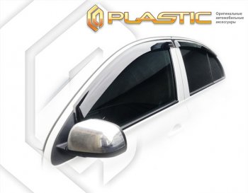 2 079 р. Дефлектора окон CA-Plastic  Nissan March  4 K13,NK13 (2010-2024) (Classic полупрозрачный). Увеличить фотографию 1