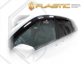 2 259 р. Дефлектора окон CA-Plastic  Toyota Sienna  XL20 (2003-2010) (Classic полупрозрачный, Без хром. молдинга). Увеличить фотографию 1