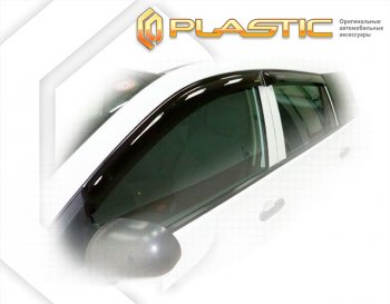 1 799 р. Дефлектора окон CA-Plastic  Mazda Familia Van  универсал (2007-2018) (Classic полупрозрачный, Без хром. молдинга). Увеличить фотографию 1