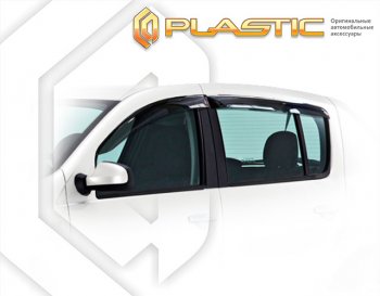 2 169 р. Дефлектора окон CA-Plastic  Renault Sandero Stepway  (B8) (2014-2022) (Classic полупрозрачный). Увеличить фотографию 1