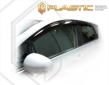 1 899 р. Ветровики дверей CA-Plastic  Toyota Verso S  P120 (2010-2015) (Classic полупрозрачный). Увеличить фотографию 1