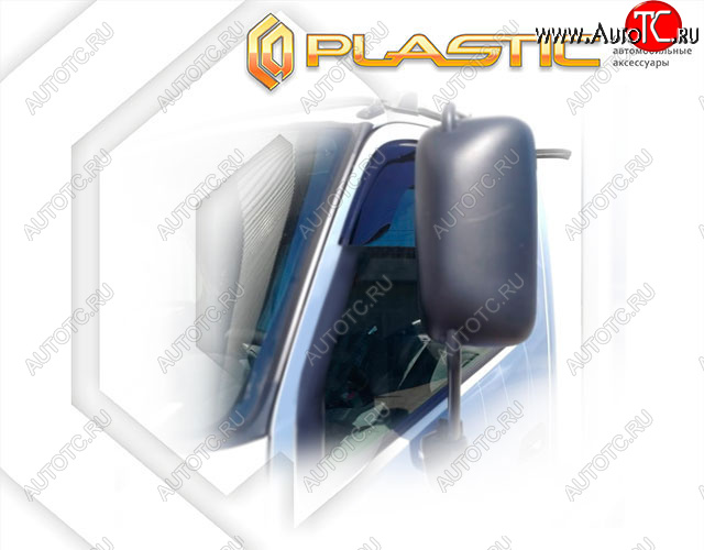 2 079 р. Дефлектора окон (с 2018 года, широкая кабина) CA-Plastic Hino 300 (2010-2024) (Classic полупрозрачный)