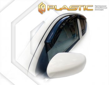 1 989 р. Ветровики дверей CA-Plastic  Suzuki Alto  HA36/36V (2014-2021) (Classic полупрозрачный). Увеличить фотографию 1
