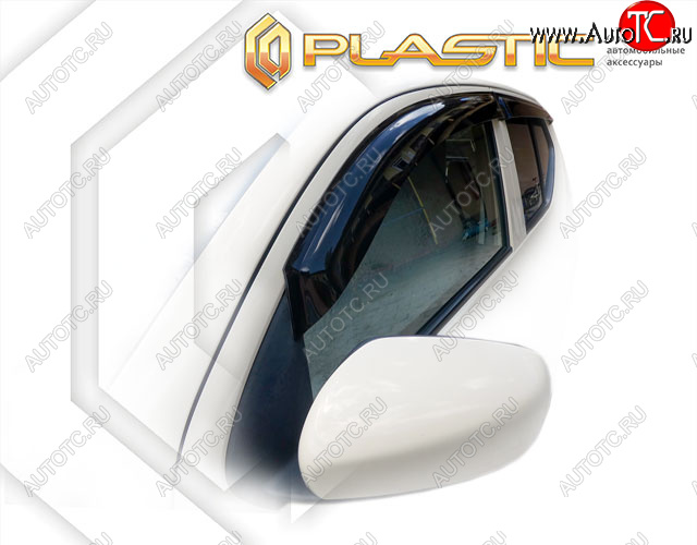 1 989 р. Ветровики дверей CA-Plastic  Suzuki Alto  HA36/36V (2014-2021) (Classic полупрозрачный)