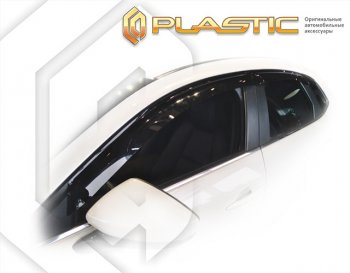 2 079 р. Ветровики дверей CA-Plastic Mazda CX-30 DM (2019-2024) (Classic полупрозрачный). Увеличить фотографию 1