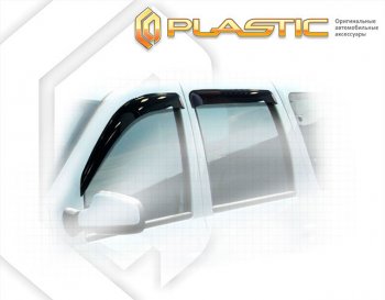 1 839 р. Дефлектора окон CA-Plastic Лада Ларгус рестайлинг R90 (2021-2024) (Classic полупрозрачный). Увеличить фотографию 1