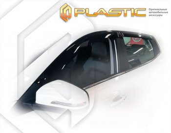 Ветровики дверей CA-Plastic Chery (Черри) Tiggo 4 Pro (Тиго) (2021-2024)