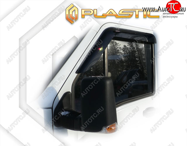 1 989 р. Ветровики дверей CA-Plastic Iveco Baudi автодом (2018-2024) (Classic полупрозрачный)